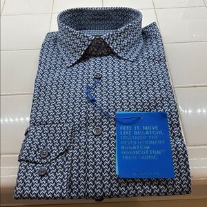 Bugatchi 8 way stretch dress shirt